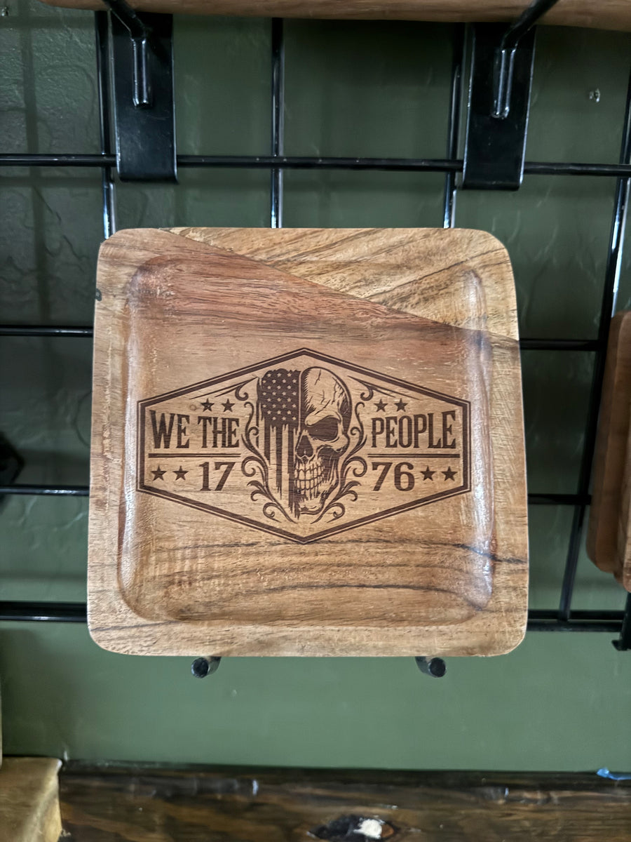 We the People 1776 Engraved Valet Tray